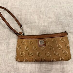 Dooney & Bourke Brown Monogram Wristlet